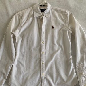 Ralph Lauren Slim Fit Women’s White Button Down